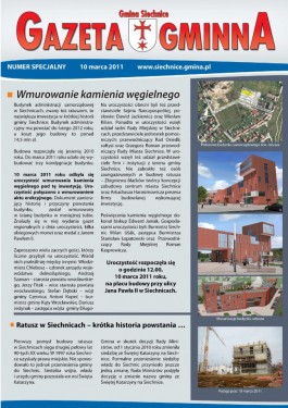 Gazeta Gminna - numer specjalny strona 1